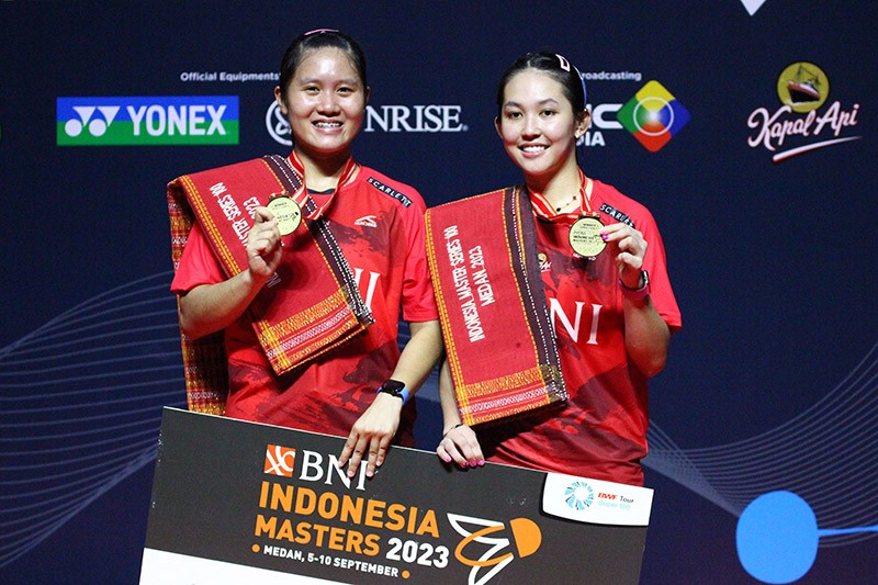 Kalahkan China Ganda Putri Indonesia Juara Indonesia Masters 2023 