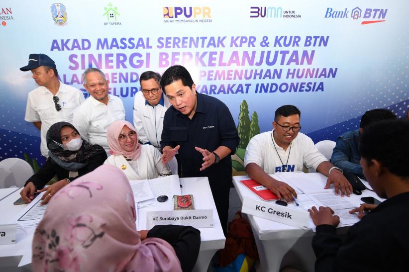 Bank BTN Gelar Akad Massal 10.000 Unit Rumah di Sidoarjo - Bagian 1