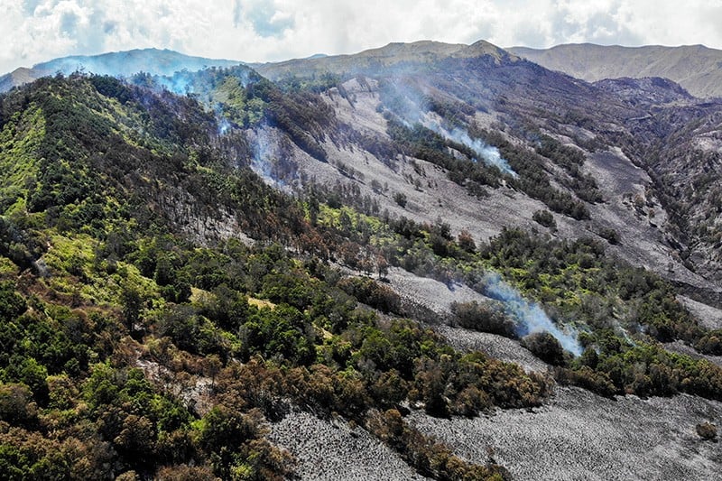 Melihat Upaya Pemadaman Kebakaran Gunung Bromo  - Bagian 2