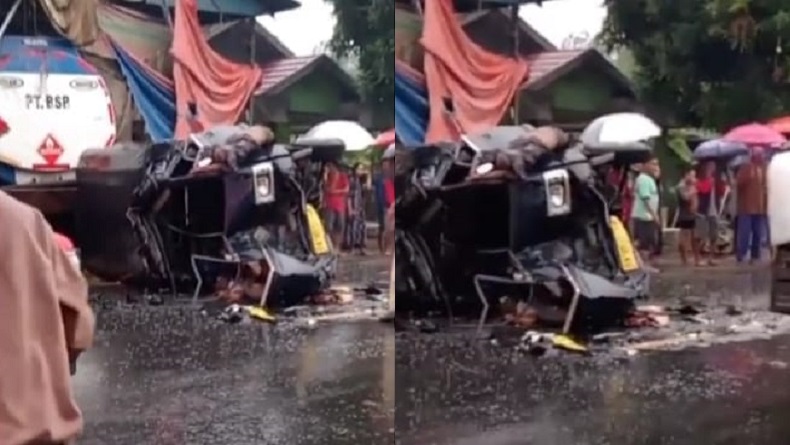 Kronologi Kecelakaan di Hulu Sungai Tengah Kalsel, saat Kejadian Hujan Deras