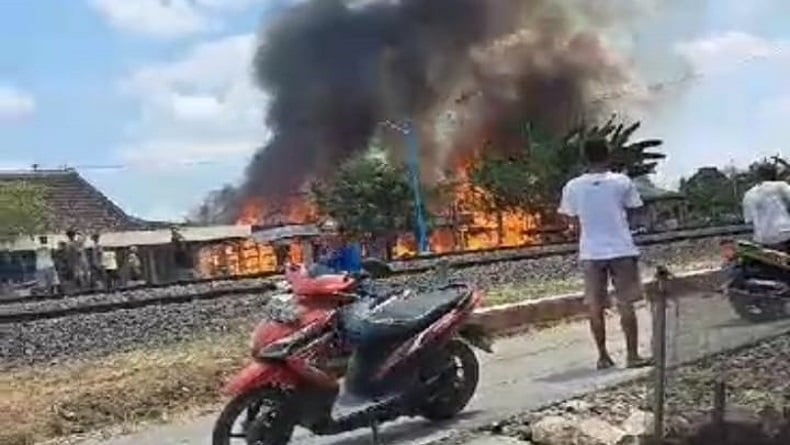 Kebakaran Hari Ini di Grobogan, 3 Rumah Warga Ludes