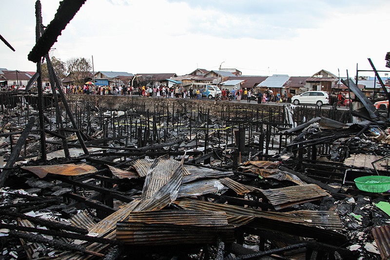 22 Rumah Kebakaran Tidak Tersisa di Permukiman Padat Penduduk Kota Palangkaraya - Bagian 2