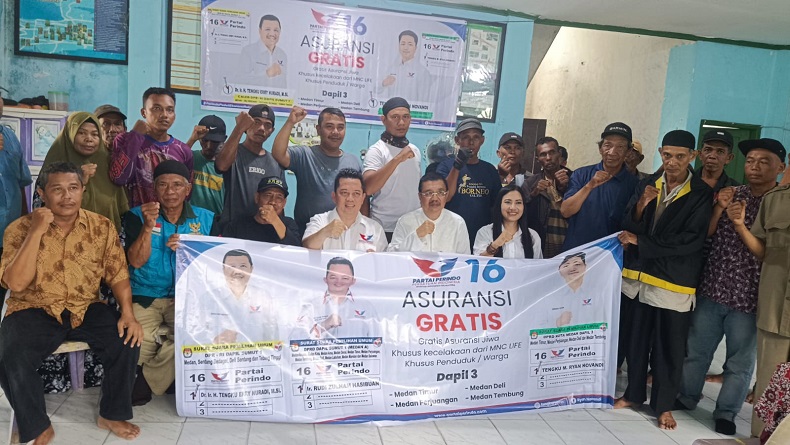 Bagikan KTA Berasuransi, Ketua DPW Partai Perindo Sumut: Ini Tentu Bukti Nyata