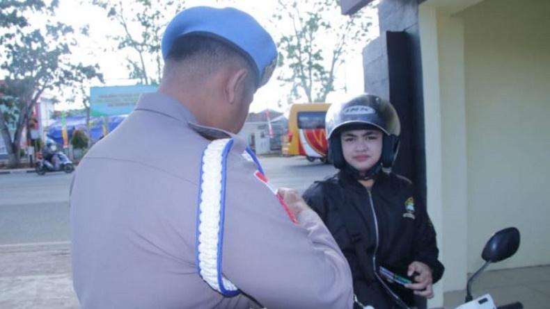 Puluhan Polisi di Merauke Terjaring Razia, Diberikan Sanksi Tilang