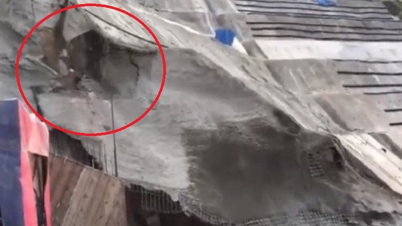 Viral Video Dinding Tebing Spillway Proyek Bendungan Ameroro Longsor