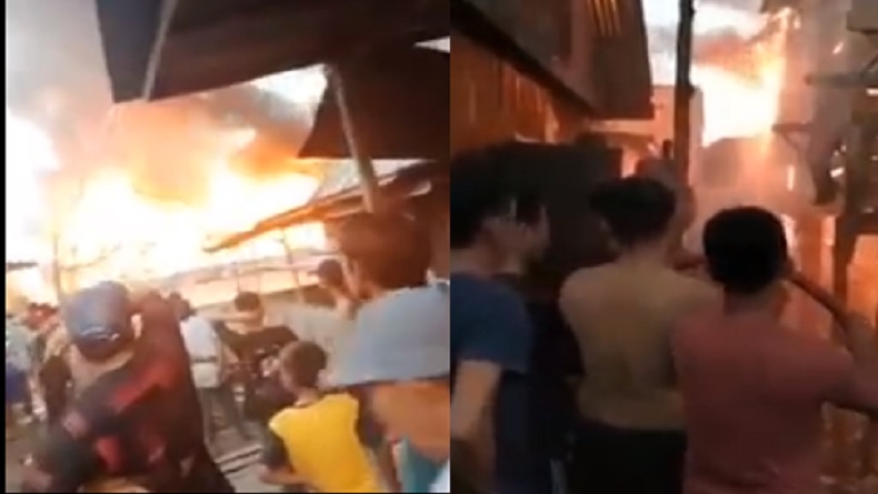 Kebakaran di Ogan Ilir, 18 Rumah Padat Penduduk Hangus