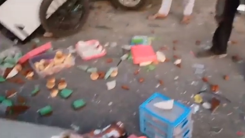 Viral Mobil Sedan Tabrak Lari di Makassar, Serempet Gerobak hingga Pejalan Kaki