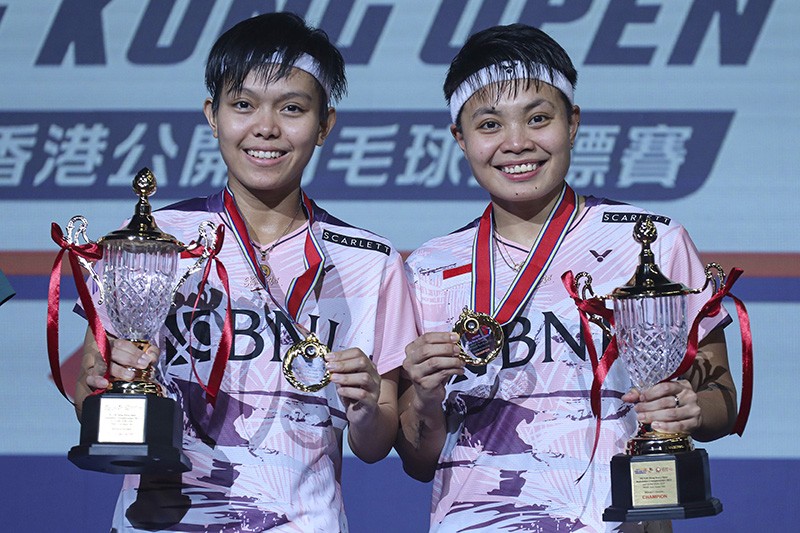 Senyum Kemenangan Apriyani-Fadia Juara Hong Kong Open 2023 - Bagian 2