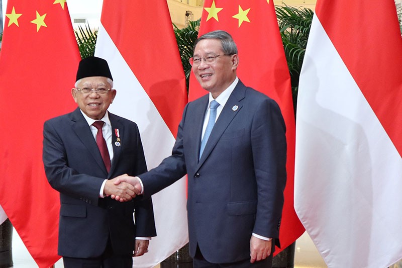 Momen Pertemuan Wapres Ma'ruf Amin dan PM China Li Qiang - Bagian 2