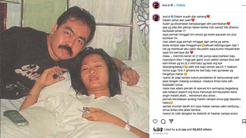 Inul Daratista Curhat Perjalanan Cinta Dengan Adam Suseno Pernah