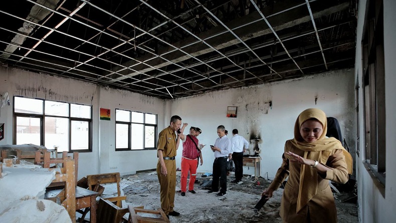 Pascakebakaran SMPN 25, Pemkot Bandung Segera Renovasi 2 Ruang Kelas