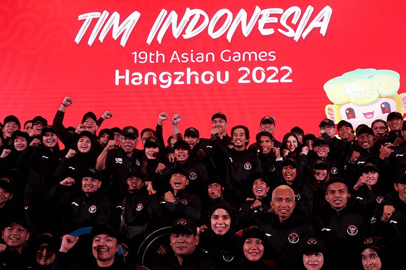 Pengukuhan 413 Atlet Kontingen Indonesia untuk Asian Games 2022 Hangzhou - Bagian 5