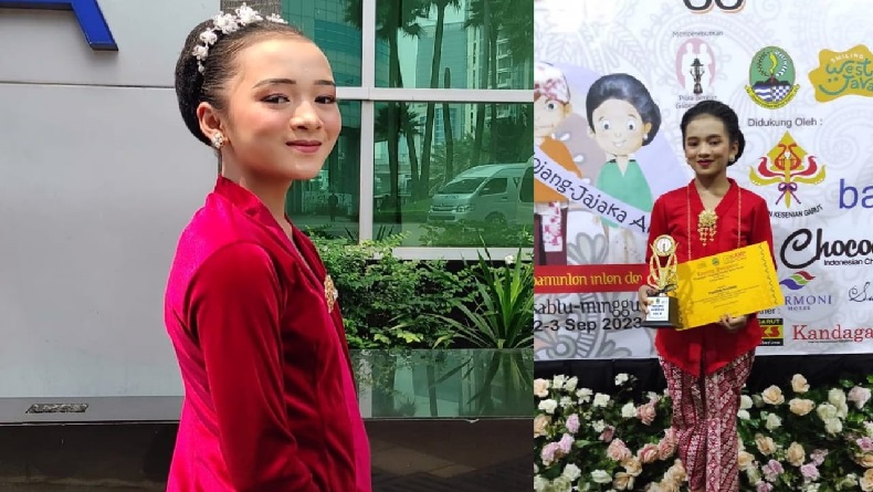 Mengenal Neng Syelfi Juara I Nembang Pupuh FTBI 2021, Kini Tinggal Jauh dari Orang Tua