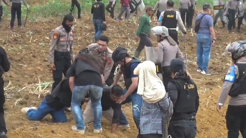 Sempat Diamankan, 7 Warga Bawa Sajam saat Eksekusi Lahan di Lampung Tengah Dipulangkan