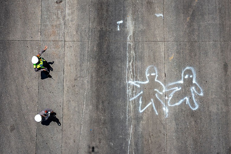 Olah TKP Kecelakaan Exit Tol Bawen - Bagian 1