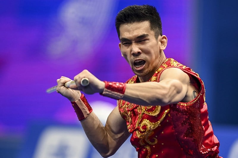 Penampilan Atlet Wushu Harris Horatius Sabet Medali Emas Asian Games 2022 - Bagian 3