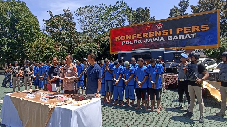 8 Pelaku Curanmor Kelompok Lampung Gasak Belasan Motor di Tasikmalaya, Cimahi, dan Sumedang