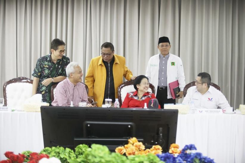 Foto-Foto Kekompakan Ketua Umum Partai Pendukung Ganjar Pranowo - Bagian 3