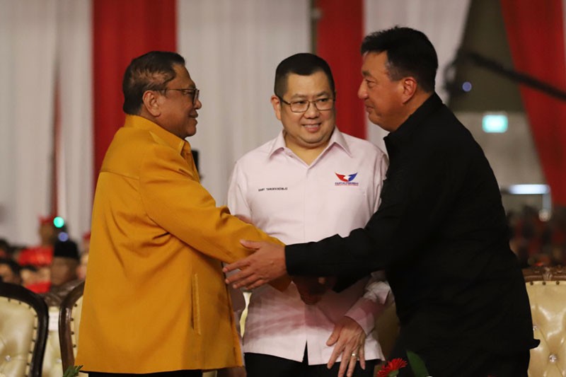 Ketum Partai Perindo Hary Tanoesoedibjo Hadiri Pembukaan Rakernas IV PDI Perjuangan - Bagian 1