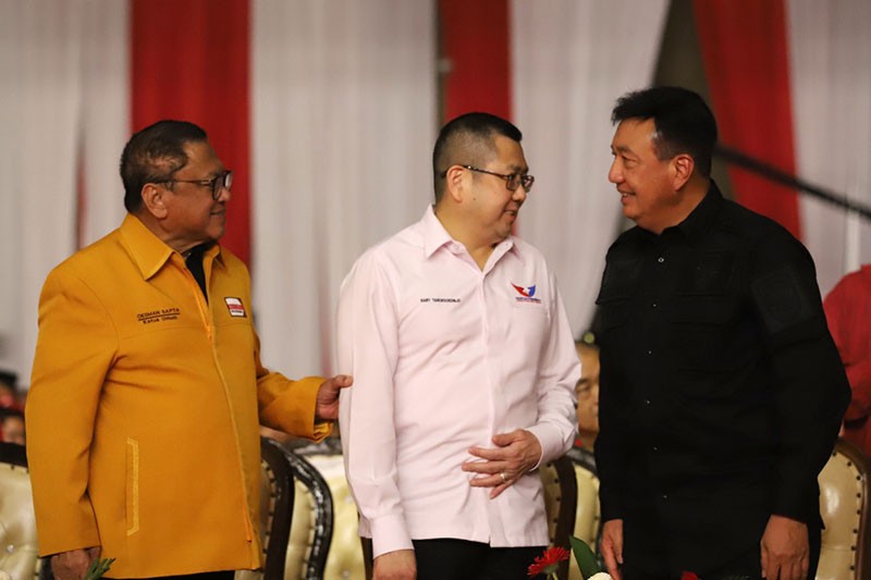 Ketum Partai Perindo Hary Tanoesoedibjo Hadiri Pembukaan Rakernas IV PDI Perjuangan - Bagian 2