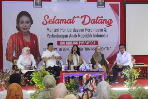Menteri PPPA RI Apresiasi Komitmen Pemkab Bonebol Lindungi Perempuan dan Anak