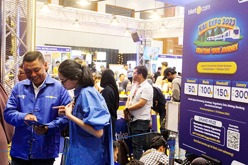 Antusiasme Pengunjung Berburu Tiket Kereta Murah di KAI Expo 2023 - Bagian 2