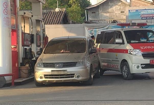 Mobil Tanpa Pelat Nomor Nekat Isi BBM di SPBU Grobogan, Ini yang Terjadi