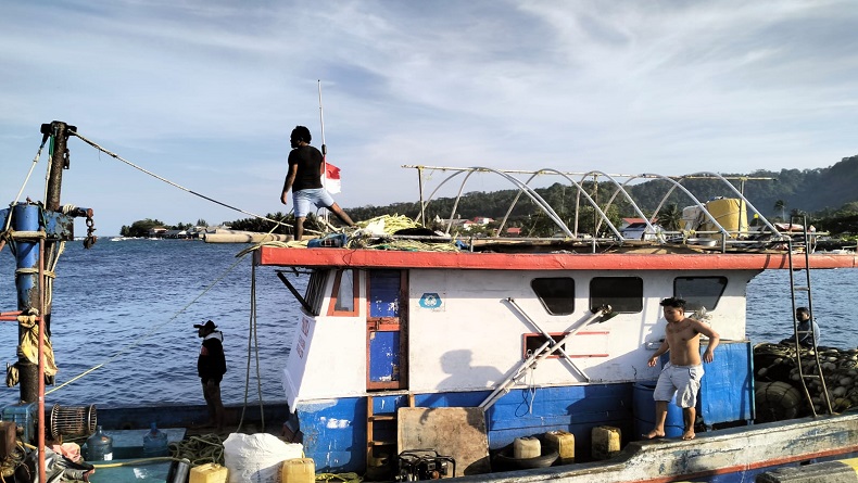 Patah Kemudi, 15 Awak Kapal KM Nafila Terombang-ambing di Perairan Sitaro