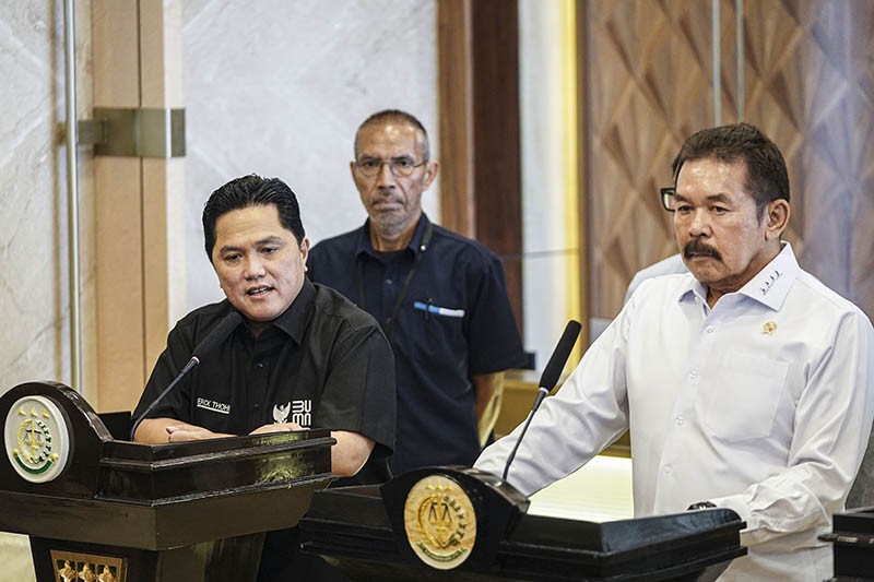 Erick Thohir Lapor Hasil Audit Dana Pensiun BUMN ke Kejagung, Negara Rugi Rp300 M - Bagian 2