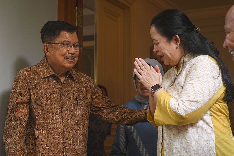 Silaturahmi Politik, Puan Temui Politisi Senior Partai Golkar Jusuf Kalla - Bagian 1