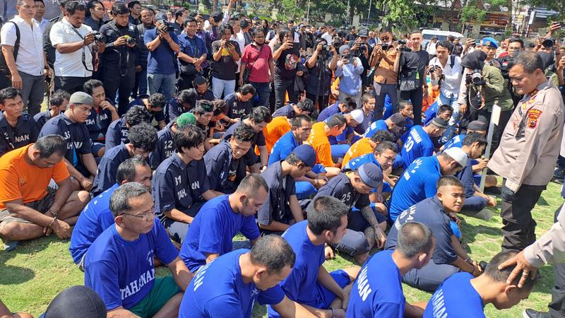 Operasi Sikat Jaran Candi, Polda Jateng dan Polres Jajaran Tangkap 293 Tersangka Curanmor