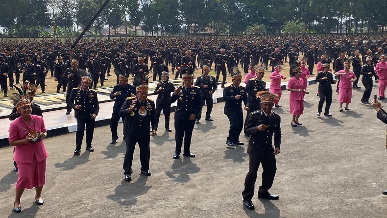 Ribuan Anggota Polri Lulus Setukpa di Sukabumi, Sandang Pangkat Inspektur Dua