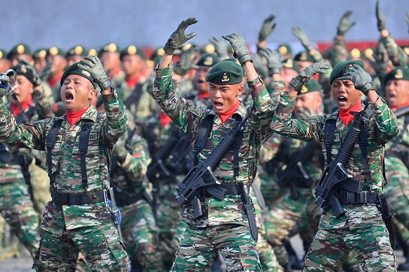 Begini Seramnya Prajurit TNI saat Meneriakkan Yel-Yel - Bagian 2
