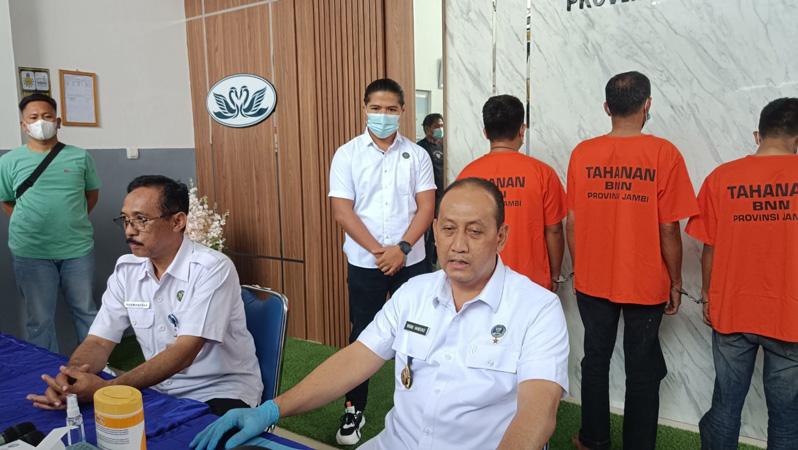 3 Pelaku Nekat Edarkan Sabu 10 Kg dan Ekstasi 5.000 Butir di Jambi Tergiur Upah Rp50 Juta