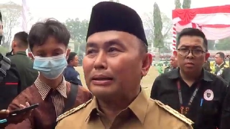 Upacara HUT ke-78 TNI di Kalteng Diselimuti Asap, Gubernur: Pembakar Lahan Harus Ditindak Tegas