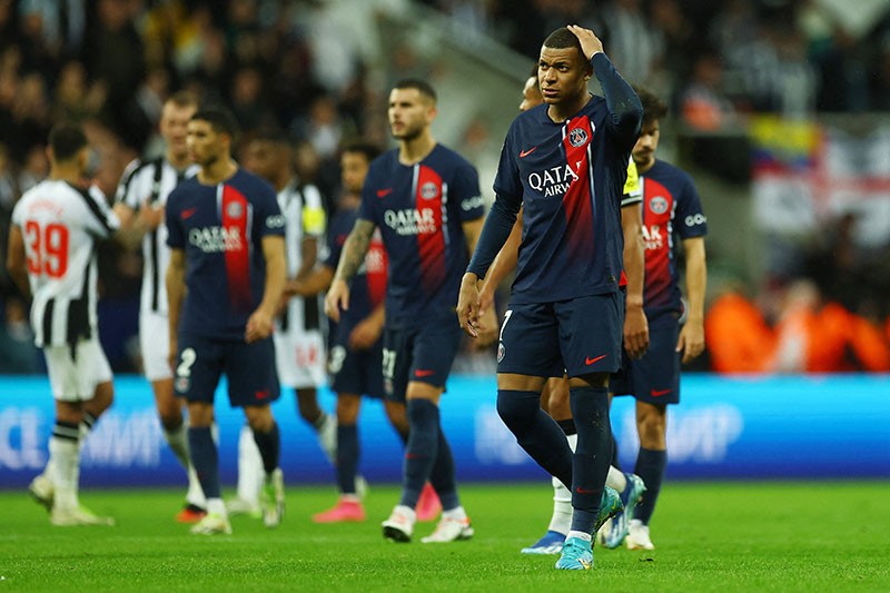 Ekspresi Mbappe PSG Dibantai Newcastle United 4-1 - Bagian 3