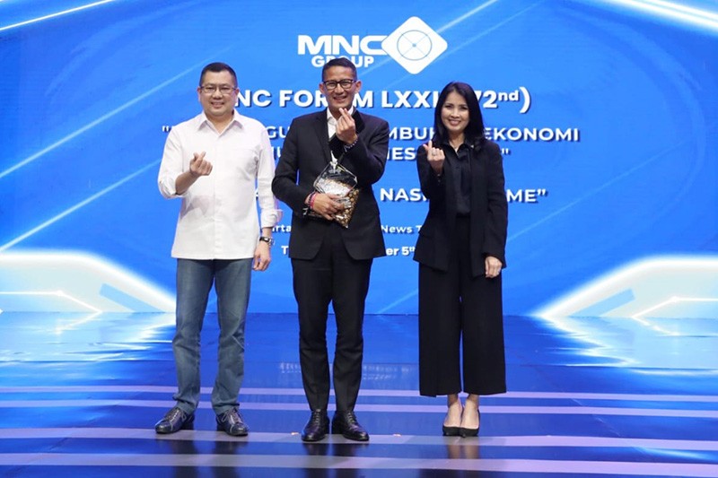 Menparekraf Sandiaga Uno Menjadi Pembicara MNC Forum LXXII  - Bagian 1