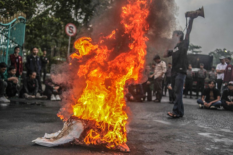 Aksi Mahasiswa Tuntut Pemkab Bogor Selesaikan Masalah Stunting hingga Kekeringan - Bagian 2