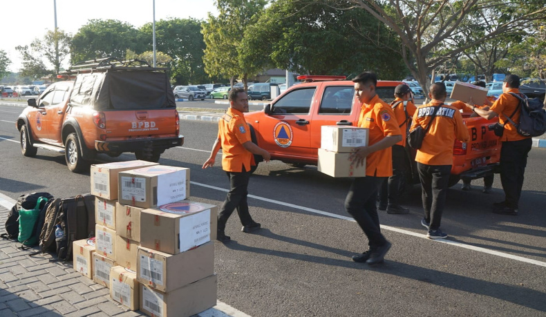Kabut Asap Kepung Banjarmasin, Pemprov Jatim Kirim Bantuan Masker hingga Relawan