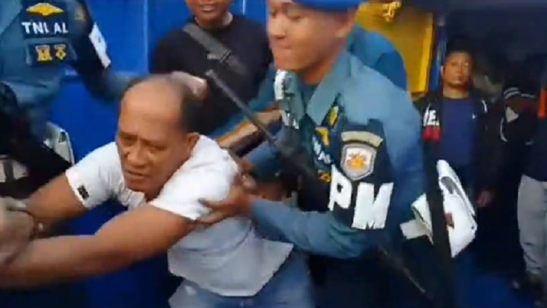 Viral Kaptel Kapal Diduga Dianiaya Anggota TNI AL, Ini Kata Danlantamal VIII Manado 