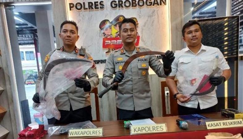 Tawuran di Brati Grobogan, 4 Pelajar SMK Diamankan Polisi