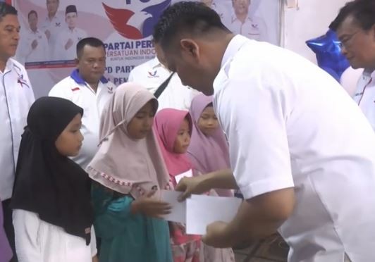 DPD Partai Perindo Rayakan HUT ke-9 dengan Santuni Anak Yatim dan Pembagian Sembako