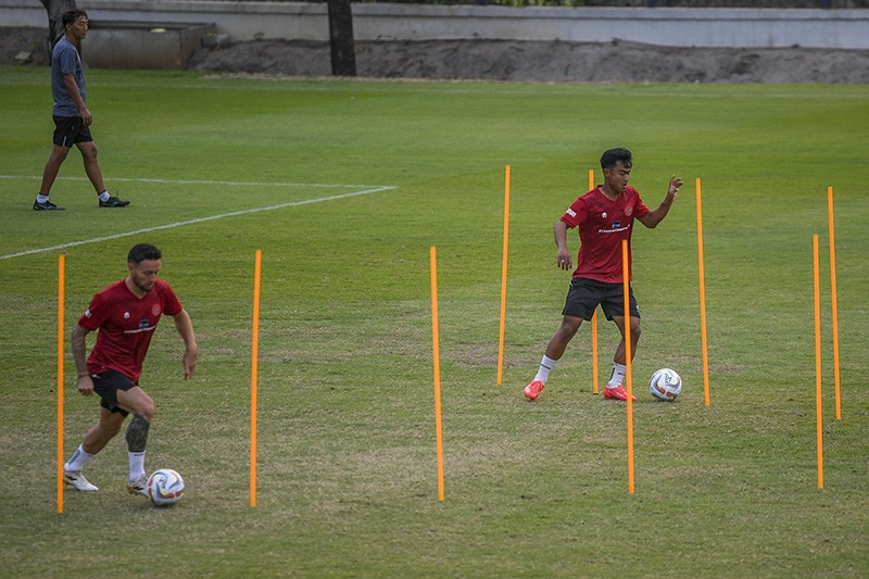 Melihat Latihan Timnas Indonesia Jelang Melawan Brunei Darussalam - Bagian 3
