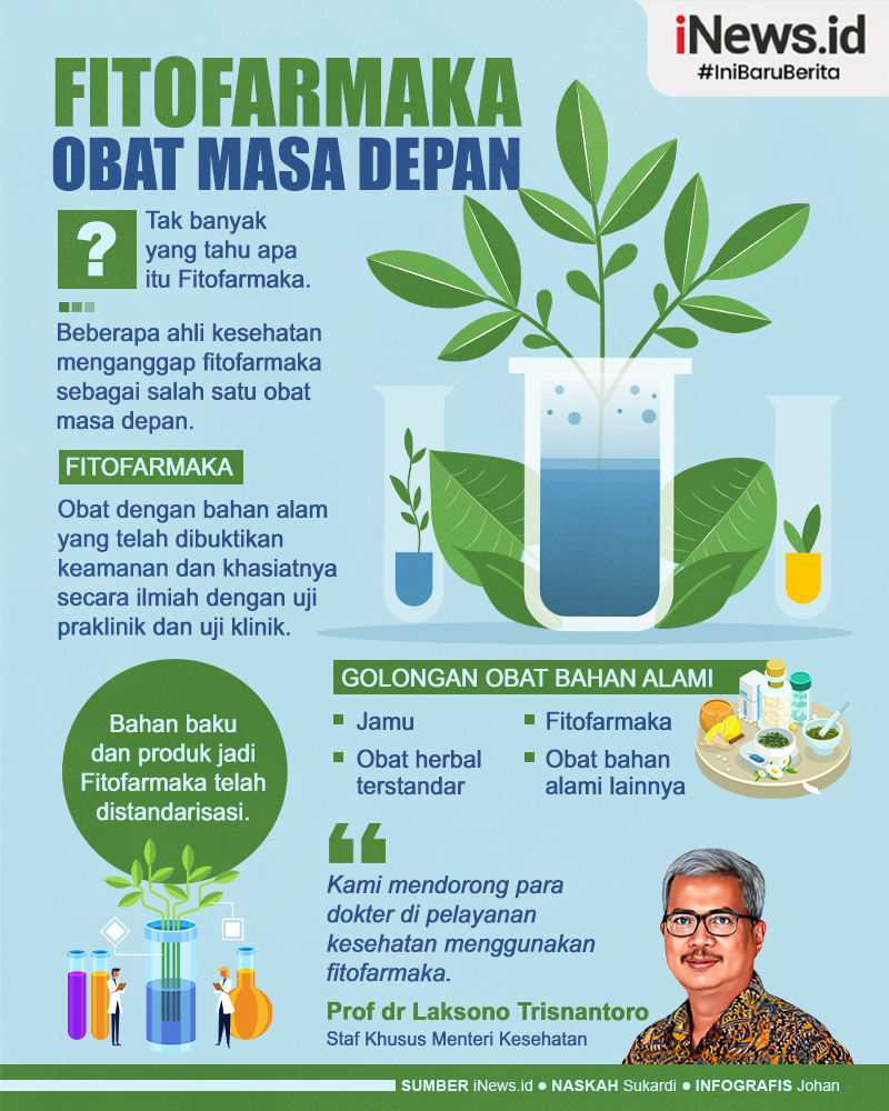 Infografis Mengenal Fitofarmaka Obat Masa Depan