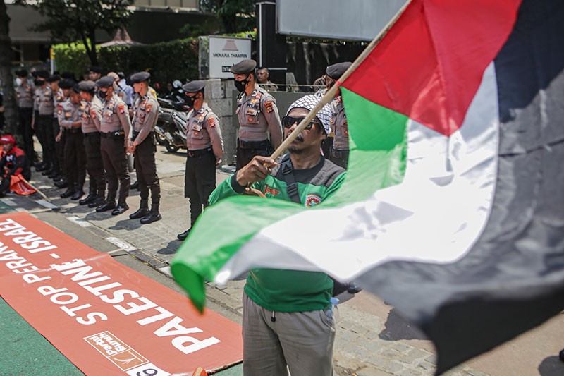 Aksi Desak PBB Hentikan Perang Israel dan Palestina - Bagian 3