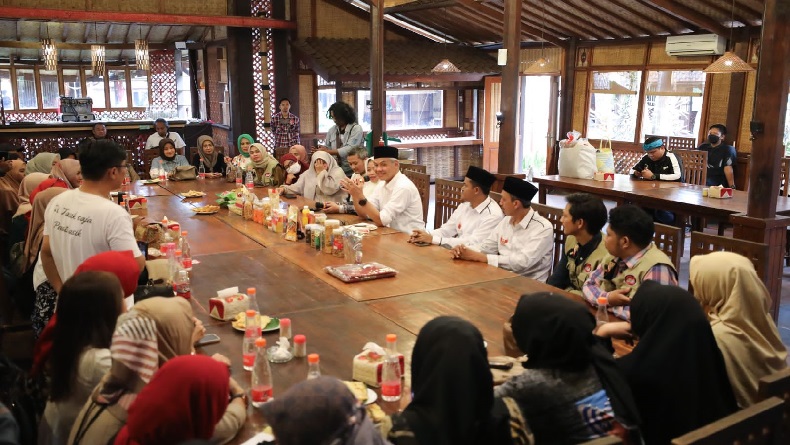 Ganjar Sharing Pengembangan Ekonomi dengan Pengusaha Lokal se-Tasikmalaya