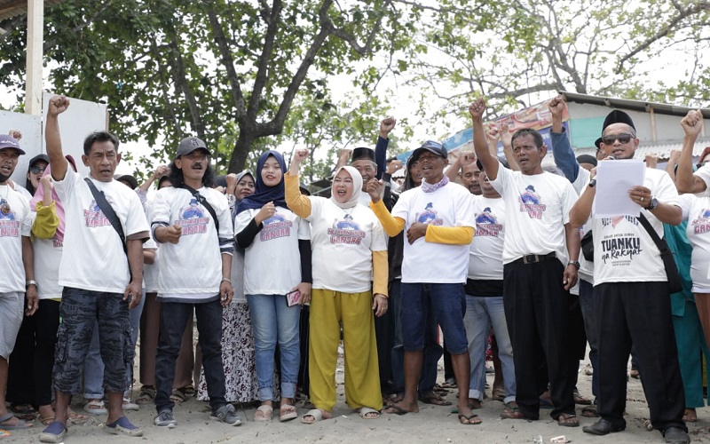 Nelayan Cipatujah Tasikmalaya Deklarasi Dukung Ganjar Pranowo Presiden RI 2024