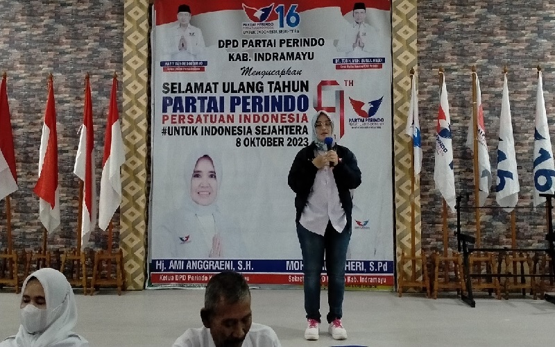 DPRt Partai Perindo Se-Indramayu Dilatih Public Speaking, Dean: Agar Tujuan Tersampaikan