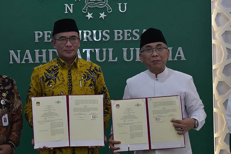 KPU dan PBNU Kerja Sama Sosialisasi Pemilu 2024 - Bagian 2