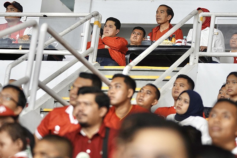 Ekspresi Presiden Jokowi Terhibur Nonton Timnas Indonesia Pesta Gol - Bagian 3